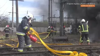 Красне Львівська обл ракетний удар 25 04 2022