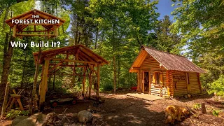 Off Grid Outdoor Kitchen at the Log Cabin, Why Build It?