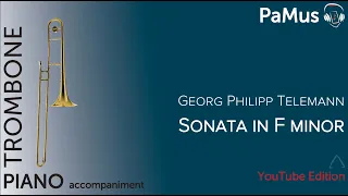 Georg Philipp Telemann: Sonata in F minor for trombone and piano