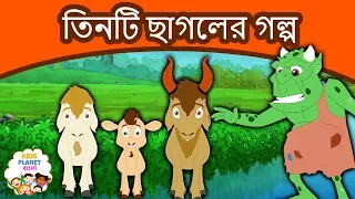 তিনটি ছাগলের গল্প - Bangla Golpo গল্প | Bangla Cartoon | ঠাকুরমার গল্প | রুপকথার গল্প | পশু গল্প