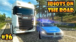 ★ IDIOTS on the road #26 - ETS2MP | Funny moments - Euro Truck Simulator 2 Multiplayer