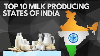 Top 10 Milk Producing States of India|| Top Most Milk Producing States