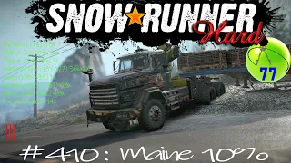 SnowRunner: HARD #410: Maine 10%  Oprava garáže (1080p60) cz/sk