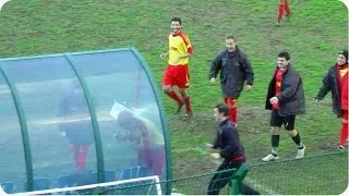 HILARIOUS Soccer (Football) Goal Celebration | Head Butt Costs Player A Red Card