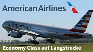 Kaputtes Flugzeug, mieser Sitzabstand, aber viel Essen/American Airlines Economy London🇬🇧-Chicago🇺🇸