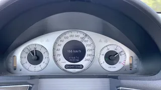 Mercedes E280 CDI (W211) - acceleration