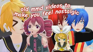 old vocaloid mmd videos to make you feel nostalgic