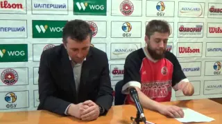 Прес-конференція після матчу Кубка України Волиньбаскет-WOG - Динамо