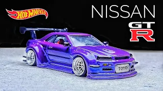 HOT WHEELS CUSTOM NISSAN SKYLINE GTR R34