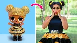 LOL Surprise Dolls In Real Life / 10 LOL Surprise Hairstyle And Clothes Ideas