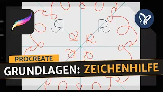 Procreate-Tutorial: Digitales Zeichnen auf dem iPad – Zeichenhilfe