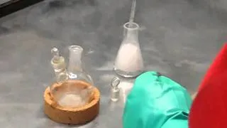 Dilution of 60% oleum for titration