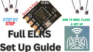 Finally! Quick Set Up For ExpressLRS! How To Wire, Flash, & Program Your ELRS Radio & Receiver!