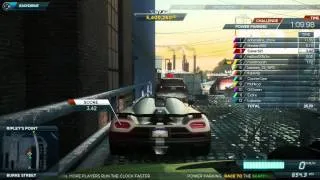NFS Most Wanted 2012 - Multiplayer Challenges/Speed Tests - 1080p