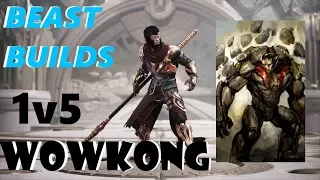 Paragon v42 Beast Builds - Wukong... no, WOWkong (1v5 Whole Team Deck)
