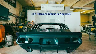 Let's Refinish this 1973 Camaro in 7 minutes!