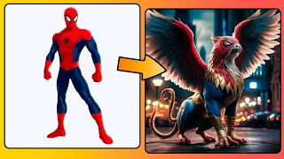 Marvel in dc superhero in Griffin form  🔥 All Characters (marvel & DC) 2024