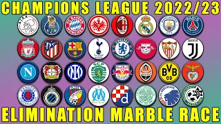 UEFA Champions League 2022/23 Elimination Marble Race in Algodoo / Marble Race King