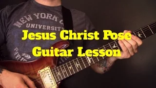 Soundgarden - Jesus Christ Pose Guitar Tutorial - Tribute To Chris Cornell