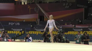 Riley McCusker - Floor Exercise - 2018 World Championships - Podium Training