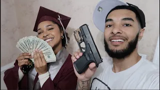 I bought my SISTER a GLOCK for Graduation! 🔫🎓