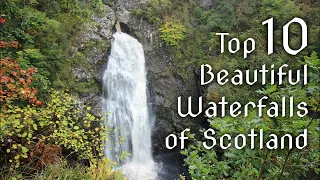 Top Ten Beautiful Waterfalls of Scotland | 4K | DJI Mini 3 Pro