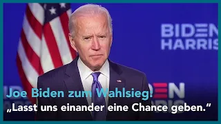 Rede: Joe Biden zum Sieg bei der US-Wahl 2020