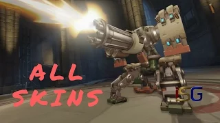 Overwatch Bastion: all skins