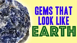 This Gemstone Looks Like Earth! (Sodalite)