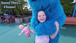 Our Day at Sesame Place | Water Park | Sesame Street Characters |123 Playground Episode | Day 21