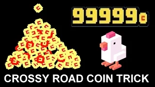 CROSSY ROAD CHEAT: THE COIN TRICK | How to get unlimited Coins (Android, iOS) | Ad Glitch - No Hack