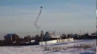 Су-24М, проход со сложенным крылом