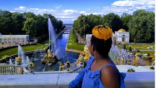 Peterhof Palace St Petersburg,Russia | Travel ( Vacation) Vlog pt 2 | Петергоф