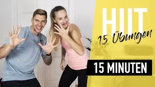 15 Minuten HIIT Training zur effektiven Fettverbrennung 🔥 | *DALISHA*