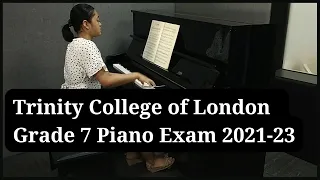 Trinity College of London Piano Grade 7 2021-2023 Syllabus