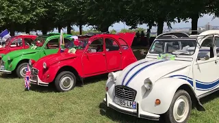 Traversée de Paris estivale 2023 Vincennes en Anciennes - piquenique au soleil à Meudon...