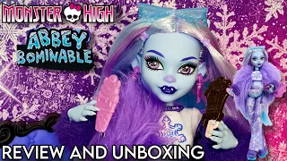 BEST G3 DOLL! Monster High G3 Abbey Bominable Doll Review & Unboxing