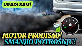 Kako NAJLAKSE procistiti motor i smanjiti potrosnju u dva koraka! URADI SAM 🍃⛽