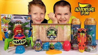 Treasure X Aliens Spider, Alien Hunters and Alien Eggs Ultimate Unboxing! Adventure Fun Toy review!