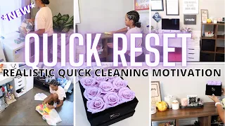 *NEW* QUICK RESET & OFFICE CLEANING | REALISTIC CLEANING MOTIVATION | Rose Forever 🌹| Karmen Kay