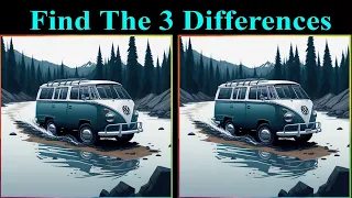 Spot The Difference :Only Genius Find Differences💯[ Find 3 Difference #17 ]🔥Can You Beat the Clock?⏰