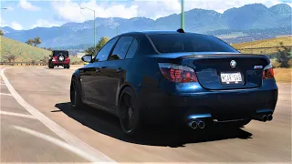 Forza Horizon 5 1200Hp BMW E60 M5 V12 BiTurbo (Steering Wheel + Shifter) Gameplay- 2160p60FPS 4K PC