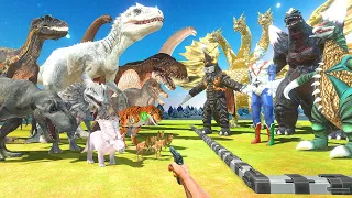 FPS Avatar Rescues Space Kaiju Monsters and Fights Dinosaurs - Animal Revolt Battle Simulator