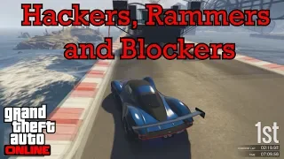 Racing Against Hackers, Rammers and Blockers - GTA 5 Stunt Races