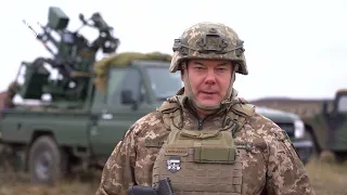 Наєв відвідав тренування мобільних вогневих груп, що виконують завдання з протиповітряної оборони