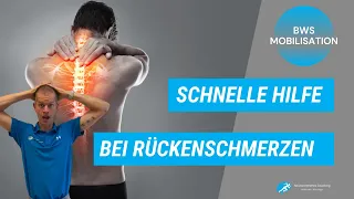 2 einfache Übungen zur schnellen Hilfe bei Rückenschmerzen – BWS Mobilisation