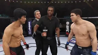 Bruce Lee vs. Alex Hernandez (EA Sports UFC 3) - CPU vs. CPU - Crazy UFC 👊🤪