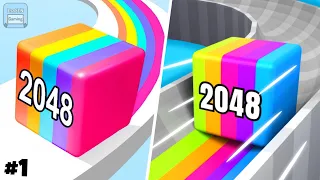 Jelly Run 2048 | Jelly Tube Run 2048 | Android, iOS | Satisfying Mobile Games #1