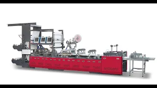 Fully automatic 3-side glue glassine/craft paper bag making machine  available with bottom gusset