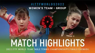 Highlights | Miyu Nagasaki (JPN) vs Paulina Krzysiek (POL) | WT Grps | #ITTFWorlds2022